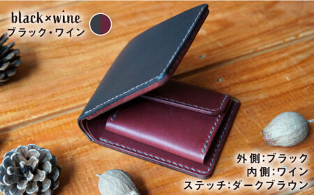 ＜手縫いの本革製品＞ショートウォレット≪糸島≫【BLESS】レザー/オリジナル/クラフト/おうち時間 [AAA019]