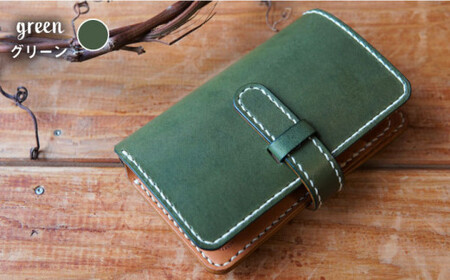 手縫いの本革製品＜ミドルウォレット＞≪糸島≫【BLESS】レザー/オリジナル/クラフト/おうち時間 [AAA020]