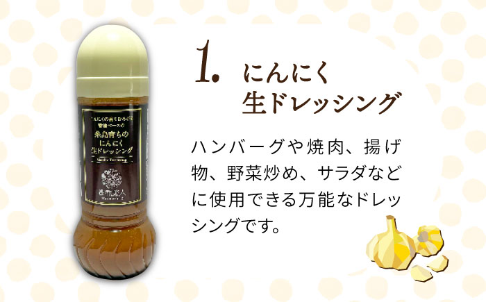 糸島そだちの野菜が好きになるドレッシング 選べる 285ml×2本セット 糸島市 / 農香美人（のうかびと） [AAG059]