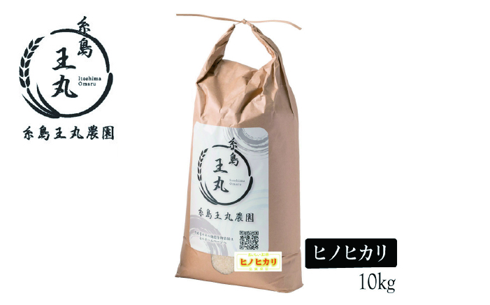 【令和7年産新米】糸島産 ヒノヒカリ 10kg  糸島市 / 糸島王丸農園 ( 谷口汰一 )【いとしまごころ】 [AAZ014]