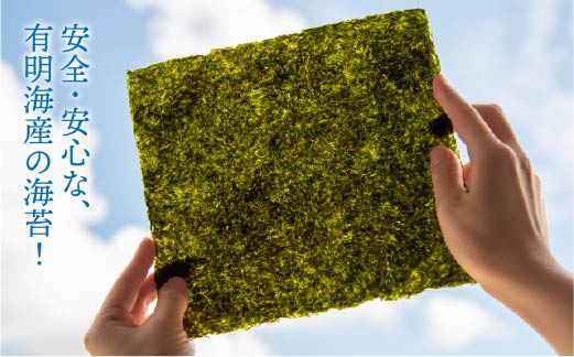 【全6回定期便】一番摘み有明海産（福岡県） 焼きのり100枚（10枚入り×10袋）《糸島》【博多海苔】 [ACG004]