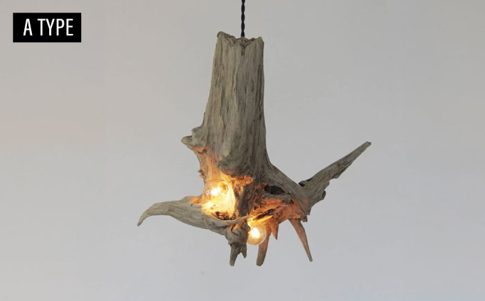 W Bulb Roots pendantlight ペンダントライト 糸島市 / WOOD'ARBRE(ウッドラヴル)【TIME】 インテリア 照明 [ADC004] A TYPE