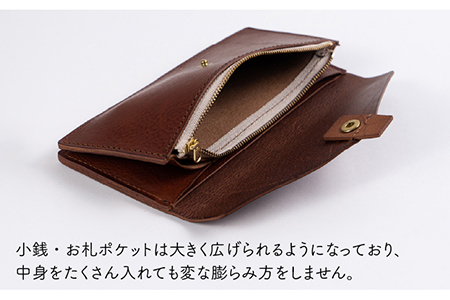ホック 留め フラップ 長財布 《糸島》【LADIES&GENTLEMEN】 [ADK001]