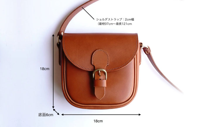 Ove no.3 【オーヴェ】 ショルダーバッグ 糸島市 / LADIES＆GENTLEMEN 本革 革製品 [ADK072]