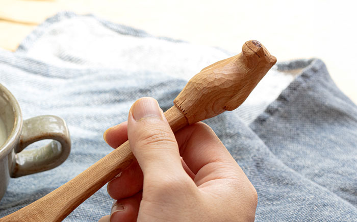 しろくま の スプーン 糸島市 / しろくも工房【いとしまごころ】 [AEO004] カトラリー 木製