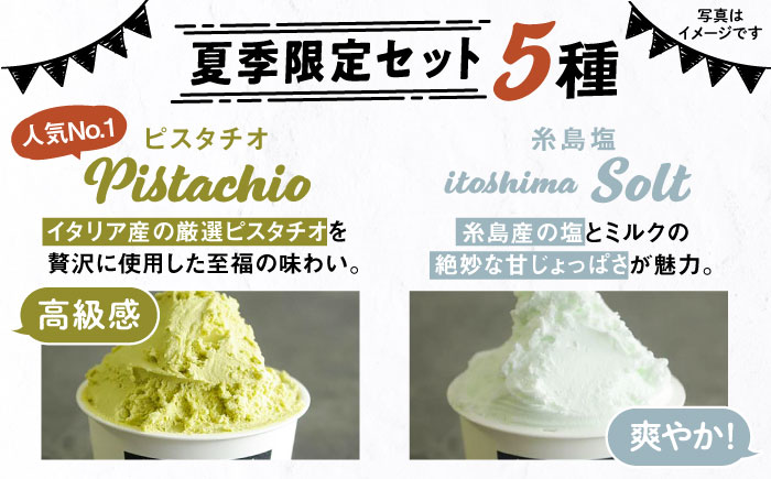 [夏季限定]ジェラートカップ10個セット：ミルク＆ソルベ5種類×各2個（ピスタチオ,塩,マンゴー,ブラッドオレンジ,甘夏）【LoiterMarket ロイターマーケット】[AGD003]