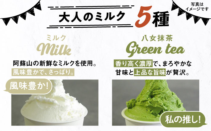 [全3回定期便] アイス カップ10個セット おすすめ 5種類 × 各2個  ( ミルク / 抹茶 / ほうじ茶 他 ) 糸島市 / LoiterMarket ロイターマーケット [AGD020]