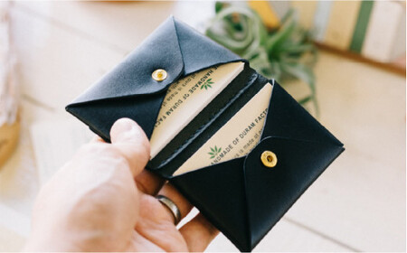 DURAM カード ケース 2ポケット / 名刺入れ 本革 レザー 16009 糸島 / Duram Factory ドゥラムファクトリー [AJE028] レザー 革 革製品