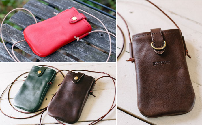 DURAM スマホポーチ 22013 糸島市 / Duram Factory クラフト ポーチ 革製品 [AJE073]