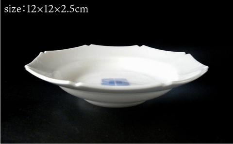 有田焼 八角のし柄手塩皿5枚セット 伊都桃山窯 福岡県糸島市 陶磁器 クラフト 伝統 工芸 [AKB011]