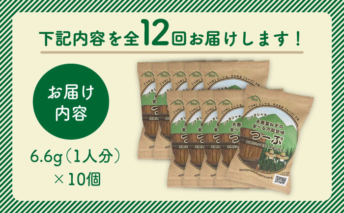【全12回定期便】糸島葉ねぎの食べる万能旨味つーぷ10個 [ALA037]