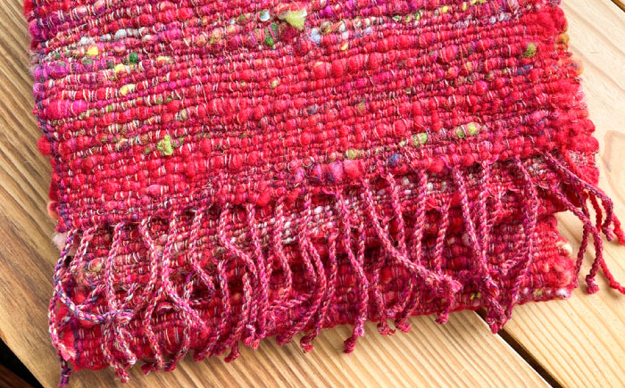 【一点物】Te・Te の アートヤーンマフラー 糸島市 / 工房Te・Te [AOB023]