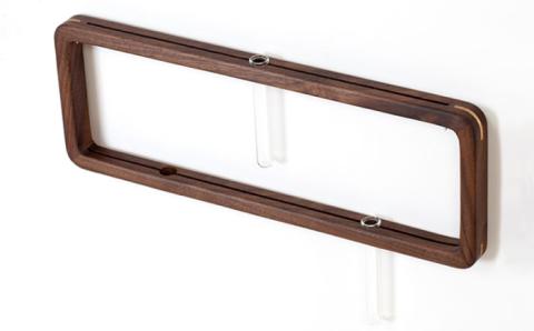 一輪挿し「answer frame」セット ウォールナット≪糸島≫【answer】お洒落/インテリア/花瓶/クラフト/オリジナル [APB002]