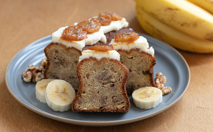 米粉 の バナナ ケーキ 糸島市 / round coffee お菓子 洋菓子 [AQQ009]