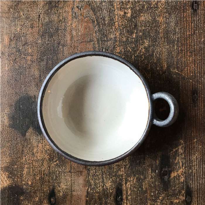 [受注生産/とんすいペアセット]アイアンブラックシリーズ≪糸島≫【うつわと手仕事の店 研】器/陶器/食器/手作り/クラフト [ARD006]