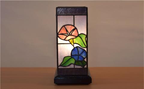 ステンドグラスミニ行燈SL-6≪アトリエエトルリア≫照明/インテリア/工芸品/糸島市 [ARF005]