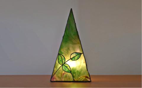 ステンドグラスランプSL-10≪アトリエエトルリア≫照明/インテリア/工芸品/糸島市 [ARF009]