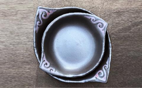 【直火OK】アヒージョ鍋【耐熱皿】大小2個セット クラフト/鍋/オーブン/グリル/バーベキュー/キャンプ/アウトドア/BBQ/ソロキャンプ ≪糸島≫ Studio MUSICA [ARG001]