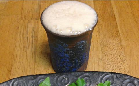 牡蠣殻燻焼締ビアカップ3個セット（青・紫・ピンク）【Studio MUSICA】ビール/コップ/お酒/焼酎/コーヒー/お茶/グラス [ARG008]