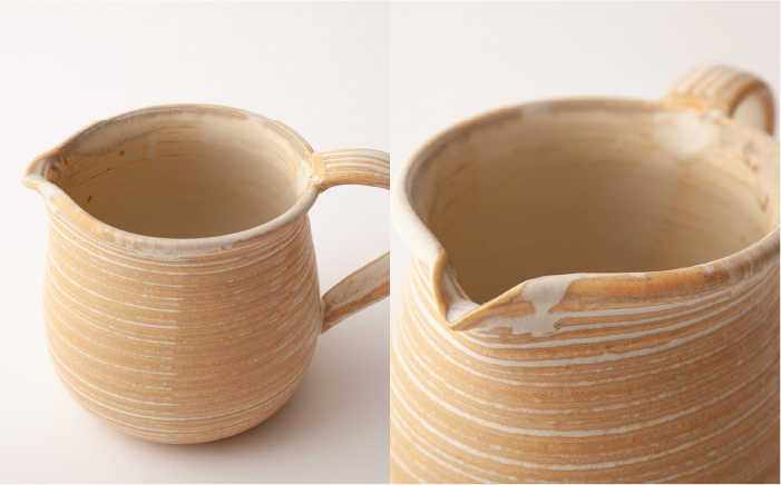 耐熱 ミルク ジャグ （ 焦げ白 ） 《糸島》【窯元ろくろ /浅見大輔】鍋 調理器具 直火 オーブン 電子レンジ [AUJ003]