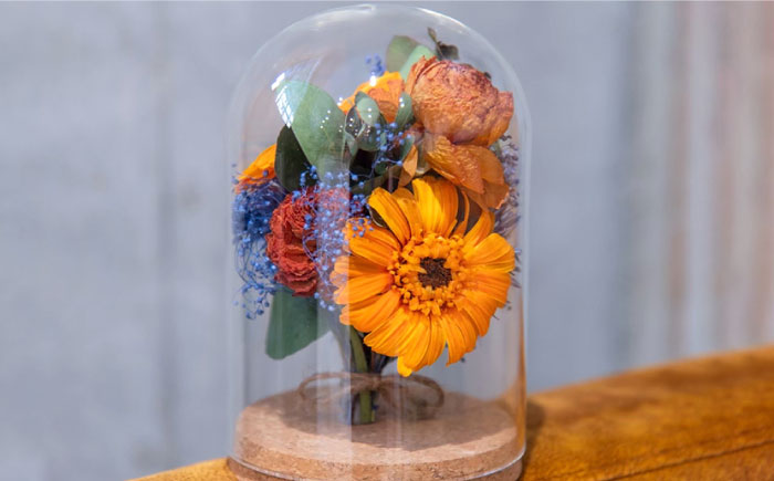 ドライフラワー コルク インテリア Mサイズ【ブルールーフ/Blue Roof/アンソロジー/Anthology】 糸島市 / 株式会社ブルールーフジャパン [AXF011]