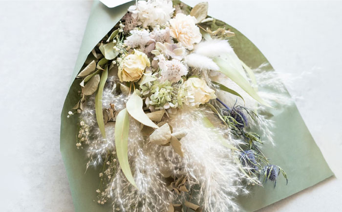 ドライフラワー スワッグ Mサイズ【ブルールーフ/Blue Roof/アンソロジー/Anthology】 糸島市 / 株式会社ブルールーフジャパン [AXF012]