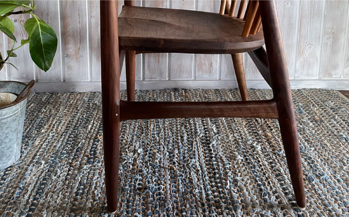 【ブラックウォルナット】シェルアームチェア 糸島市 / 工房はーべすと [AYA058] 椅子 家具