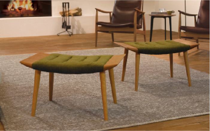 【Ritzwell】RIVAGE STOOL スツール ウォールナット [AYG028]