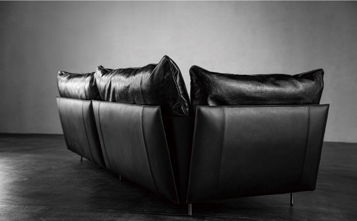 【Ritzwell】LIGHT FIELD SOFA - LEATHER - ソファー 3人掛け 本革 [AYG045]