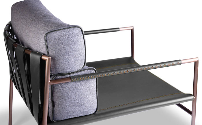 【Ritzwell】IBIZA FORTE EASY CHAIR -HAND STITCH- [AYG051]