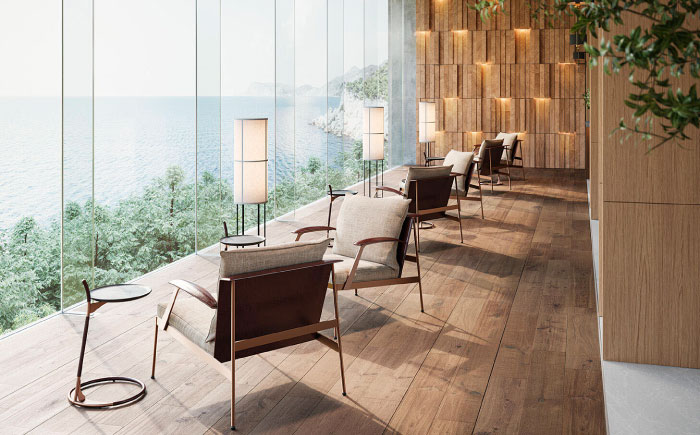 【Ritzwell】MERCURY LOUNGE CHAIR 肘なしタイプ [AYG060]