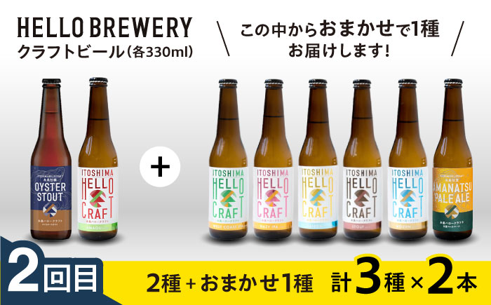 【全3回定期便】ご当地ビール飲み比べ定期便 クラフトビール 地ビール 糸島市 [AAH014]