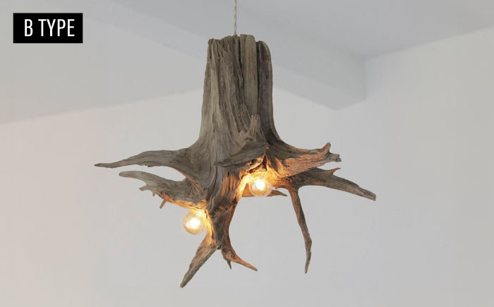 W Bulb Roots pendantlight ペンダントライト 糸島市 / WOOD'ARBRE(ウッドラヴル)【TIME】 インテリア 照明 [ADC004] A TYPE