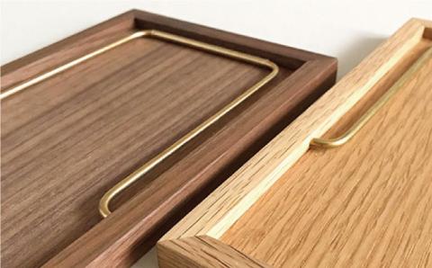 黄金比の卓上鏡 ウォールナット≪糸島≫【贈り物家具 みはたや】クラフト/贈り物/鏡/ミラー/インテリア/オリジナル [ADD002]