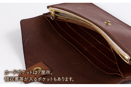 ホック 留め フラップ 長財布 《糸島》【LADIES&GENTLEMEN】 [ADK001]