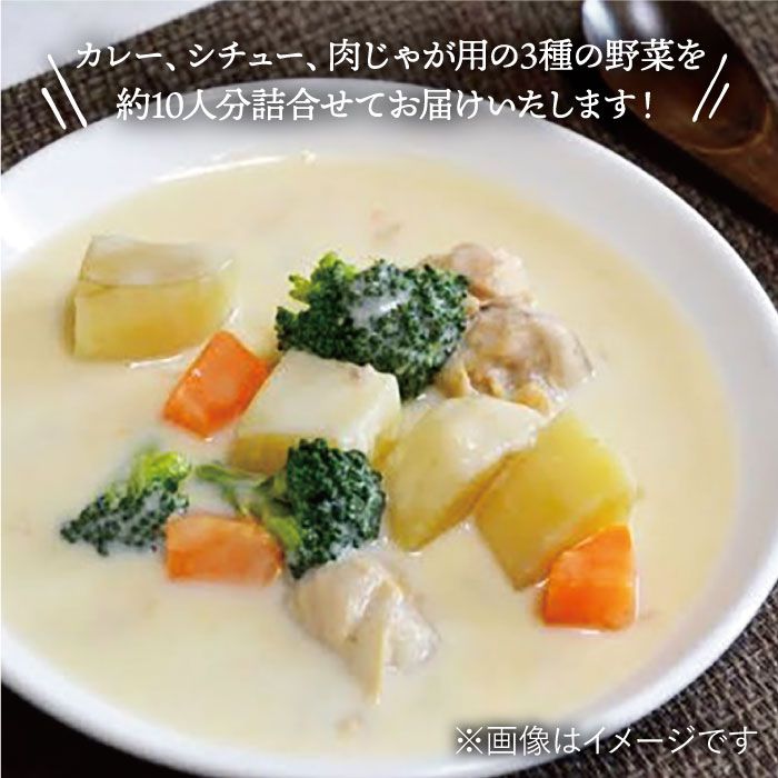 【 福岡県 糸島産 】 野菜 3種 詰め合わせ （ 人参 / 玉ねぎ / ジャガイモ 各1kg ）《糸島》【オーガニックナガミツファーム】 	[AGE027]