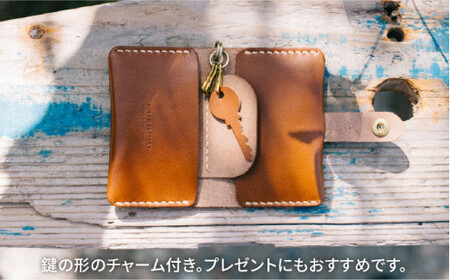 DURAM カード ＆ キー ケース/ カードケース キーケース 本革 レザー 16005 《糸島》【Duram Factory】 ドゥラムファクトリー [AJE051]