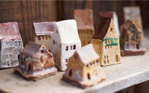 瑠璃マグカップ≪糸島市≫【Q-CERA】陶器/瑠璃色/青/カップ/コップ 【いとしまごころ】[AJZ004]