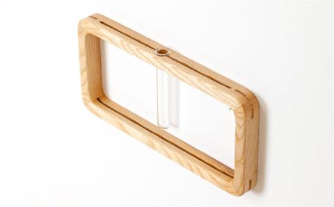 一輪挿し「answer frame」 （Sサイズ）ホワイトアッシュ≪糸島≫【answer】お洒落/インテリア/花瓶/クラフト/オリジナル [APB009]