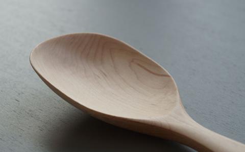 【色が選べる】木製 サーバー スプーン 糸島市 / DOUBLE=DOUBLE FURNITURE（ダブルダブルファニチャー） [APE009-1] メープル