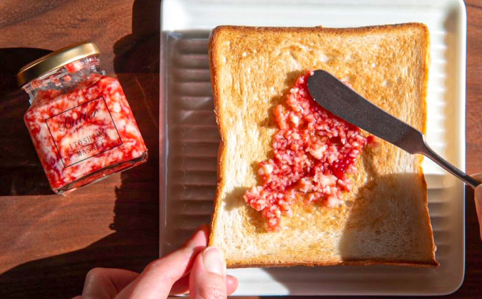 あまおうバター大 1個 糸島市 / 糸島正キ いちご ジャム クリーム [AQA056]