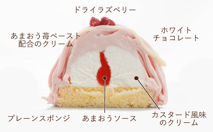 糸島スイーツ3種セット【B】（糸島だいだいのパウンドケーキ・福岡あまおう苺モンブラン・ベイクドチーズケーキ）《糸島》【五洋食品産業】 [AQD026]