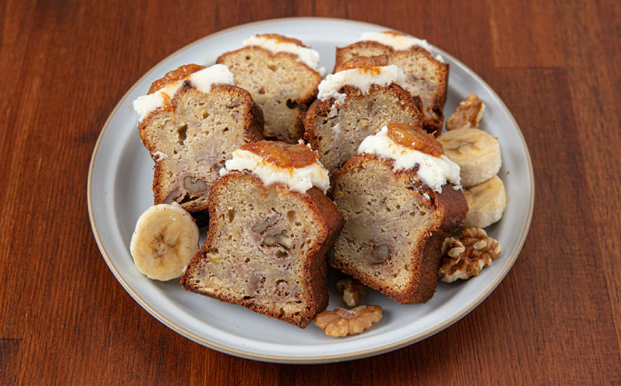 米粉 の バナナ ケーキ 糸島市 / round coffee お菓子 洋菓子 [AQQ009]