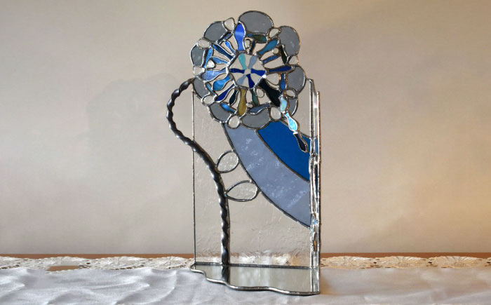 ステンドグラスオブジェ SO-2【アトリエエトルリア】 [ARF035]