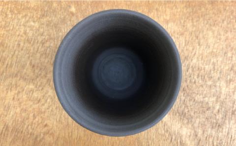 牡蠣殻燻焼締ビアカップ3個セット（青・紫・ピンク）【Studio MUSICA】ビール/コップ/お酒/焼酎/コーヒー/お茶/グラス [ARG008]