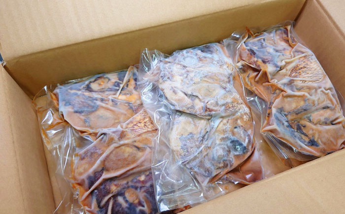 鯛のあら炊き　田舎炊き　1人前約200g×6食 糸島市 / 塚本鮮魚店 惣菜 煮魚 [ARO005]