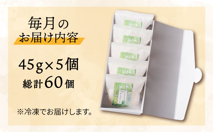 【全12回定期便】無添加チーズのいとしまチーズケーキ【5個入り】糸島市 / 糸島手作り工房 爽風 [ATA007]