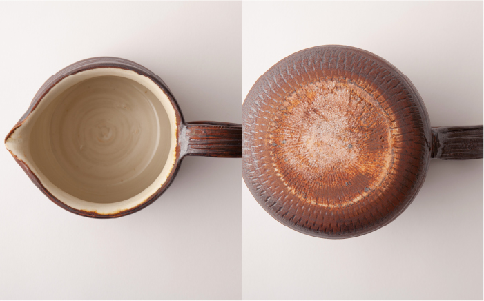 【年内発送】耐熱 ミルク ジャグ （ 濃い茶 ） 《糸島》【窯元ろくろ /浅見大輔】鍋 調理器具 直火 オーブン 電子レンジ [AUJ004]