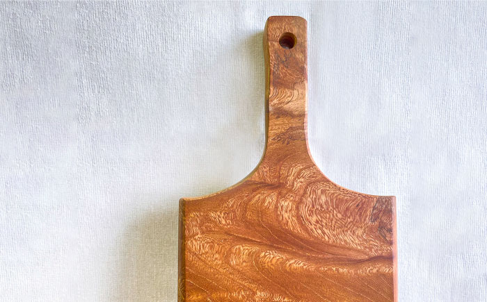 カッティングボードB （ 欅 ） 糸島市 / 工作小屋moku-ren（品川 雅男）【いとしまごころ】 [AVZ013]