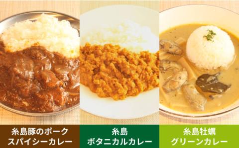 【グルテンフリー】レストランITOSHIMA の 手作り カレー 3種類 3個 セット 糸島市 / 株式会社竹次郎 [AWJ004] レトルト カレー